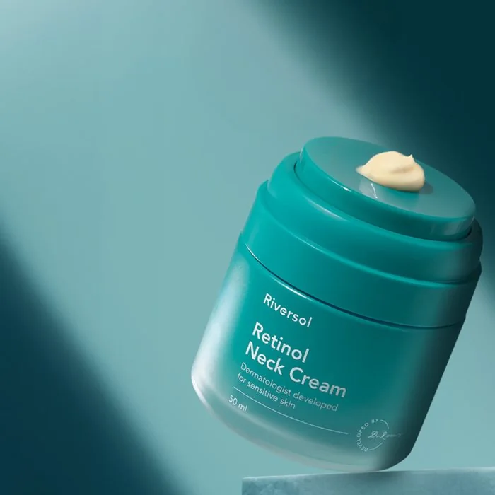Riversol Retinol Neck Cream jar